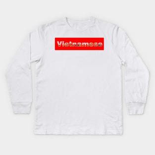 Vietnamese Kids Long Sleeve T-Shirt